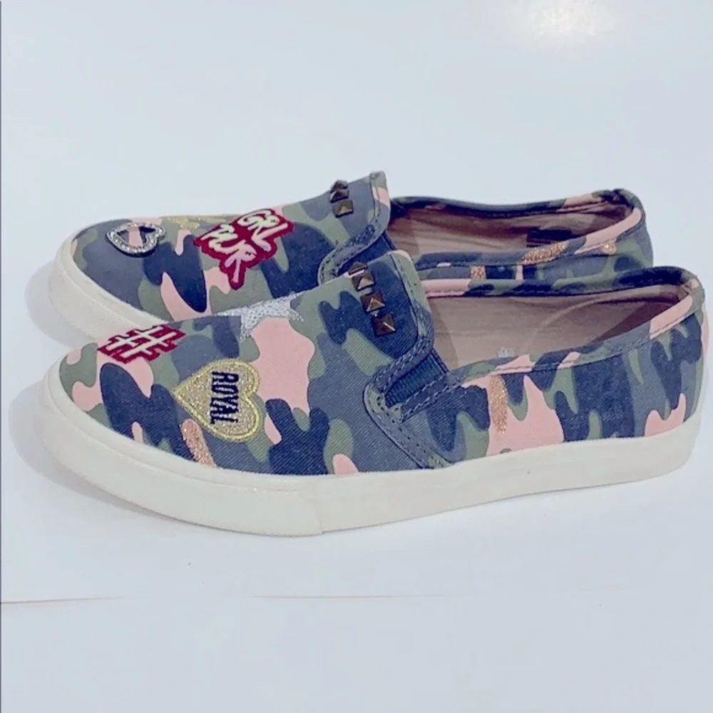 The Children’s Place Camo GRL Power Slides SZ3